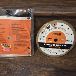 RIDGID 7 in. Turbo Mesh Rim Diamond Blade